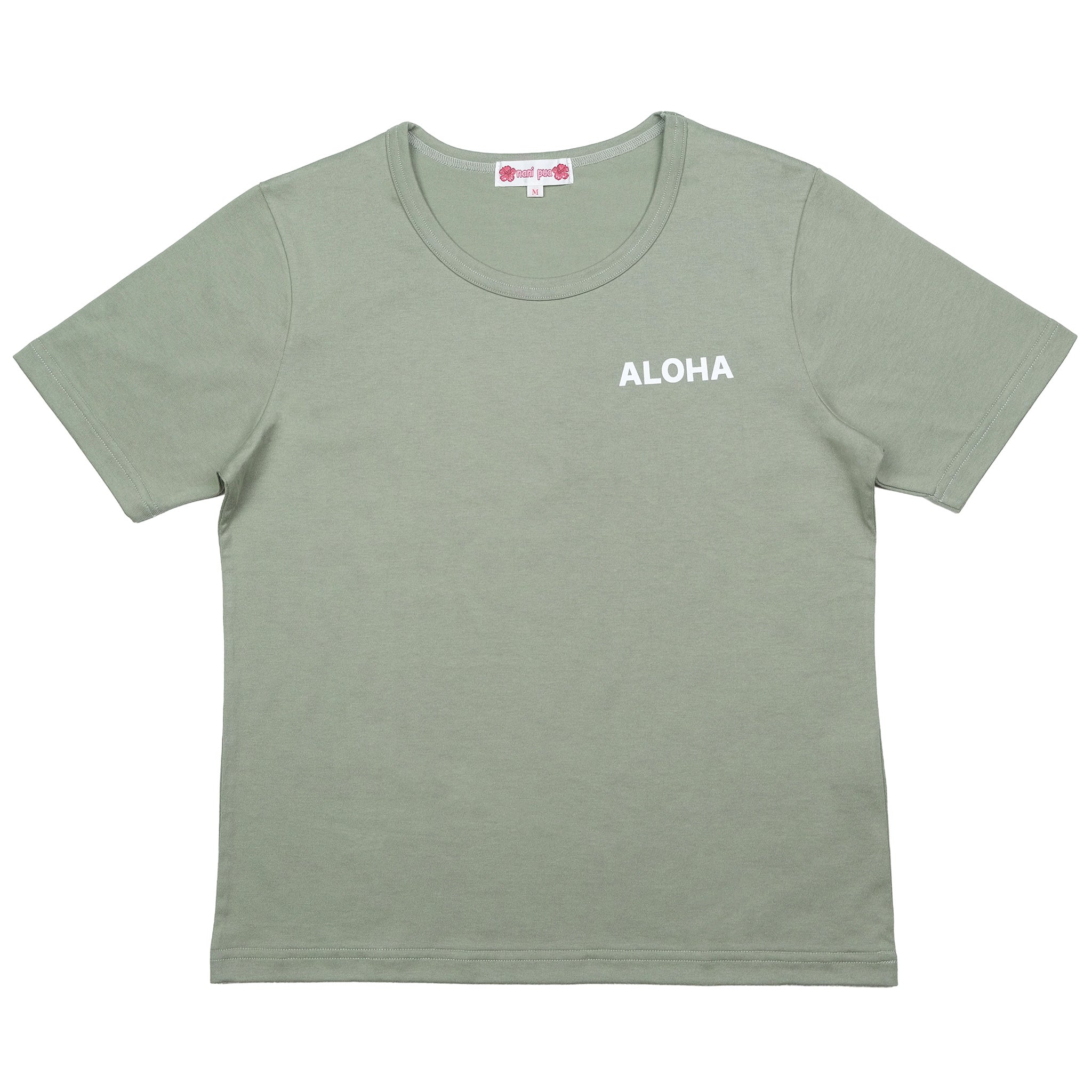 ナニプア 半袖Tシャツ ALOHA パームツリー