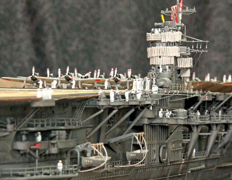 航空母艦 赤城 1/350 徹底ディティールアップ版（艦上ジオラマモデル