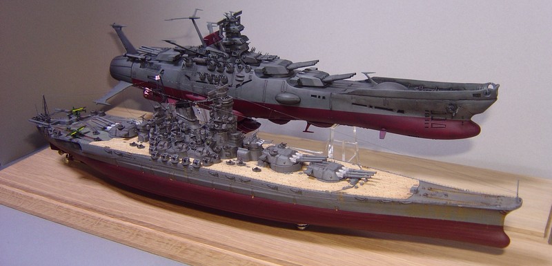 戦艦 大和 1/500 木製甲板 YAMATO 終焉型 フジミ FUJIMI 富士見模型