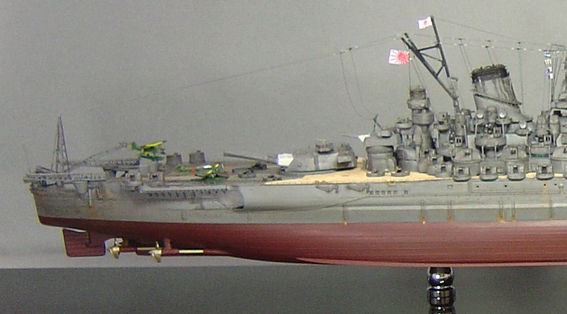 戦艦 大和 1/500 木製甲板 YAMATO 終焉型 フジミ FUJIMI 富士見模型