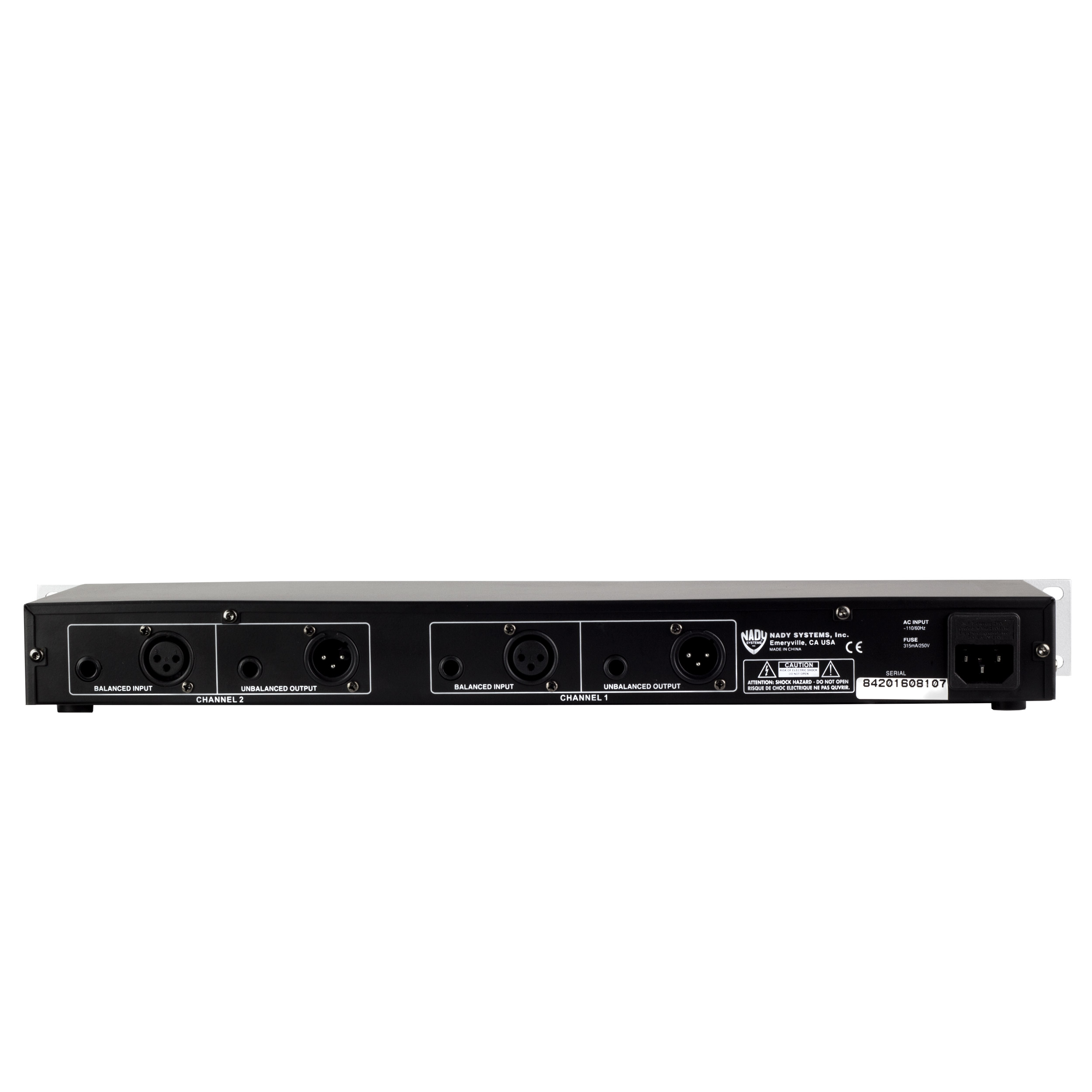 GEQ-215 Two-Channel Graphic Equalizer – Nady