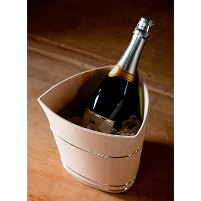 檜 シャンパンクーラー みすみ - 中川木工芸 比良工房