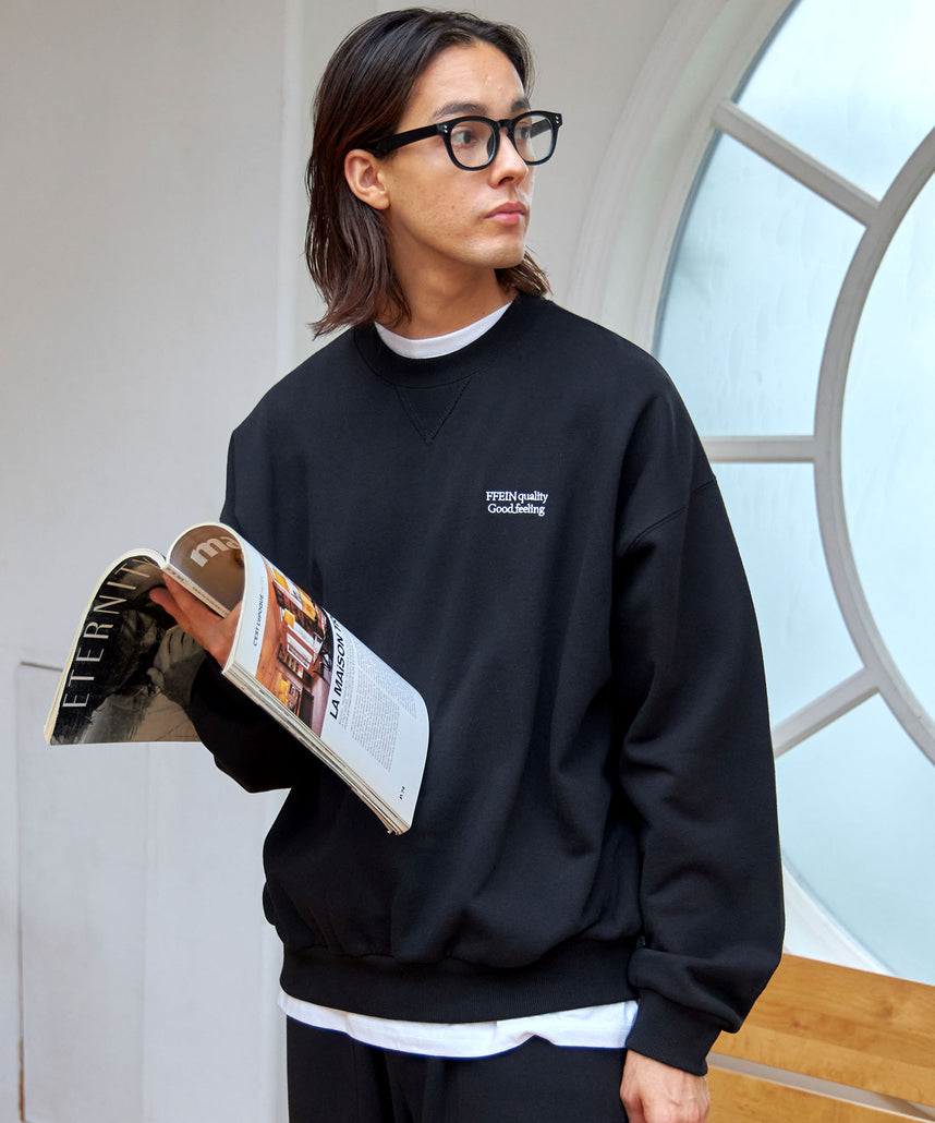 FFEIN(フェイン)】ワンポイントロゴプルオーバースウェット / 刺繍