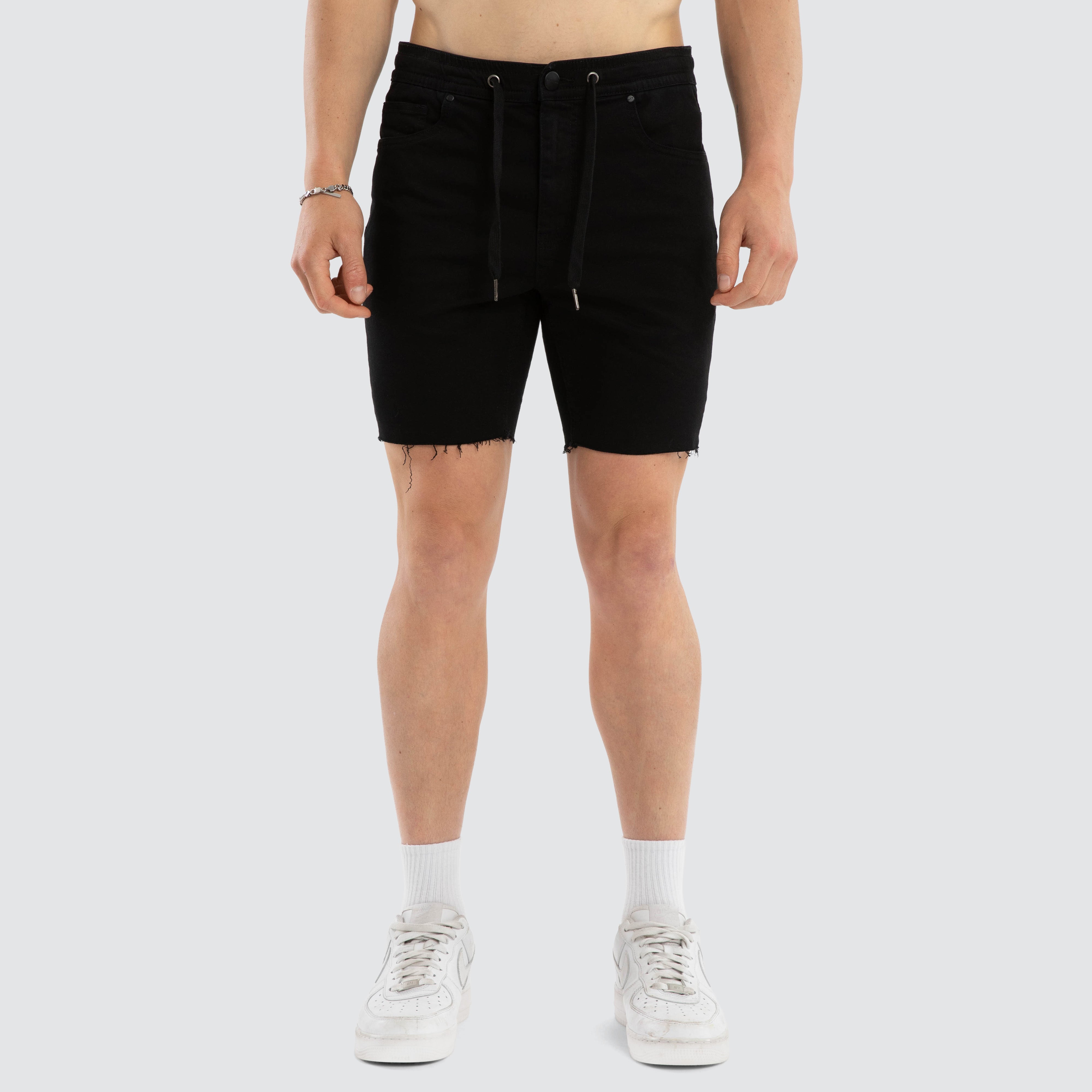 Hartford Denim Shorts in Black | Nena and Pasadena | NXP
