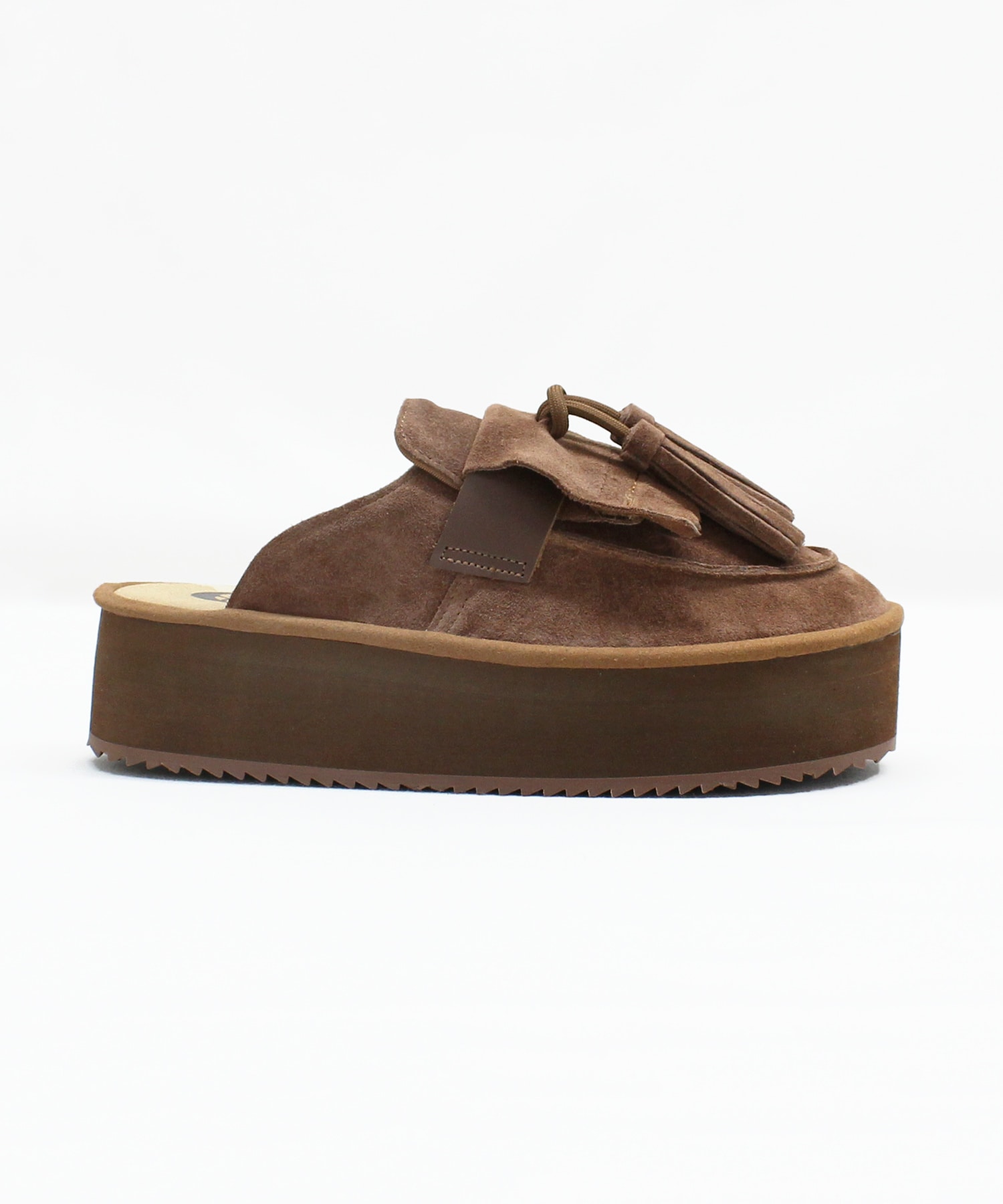 E5137 SHAKA TASSEL LOAFER MULE PLATFORM(S マロン): シューズ - RNA