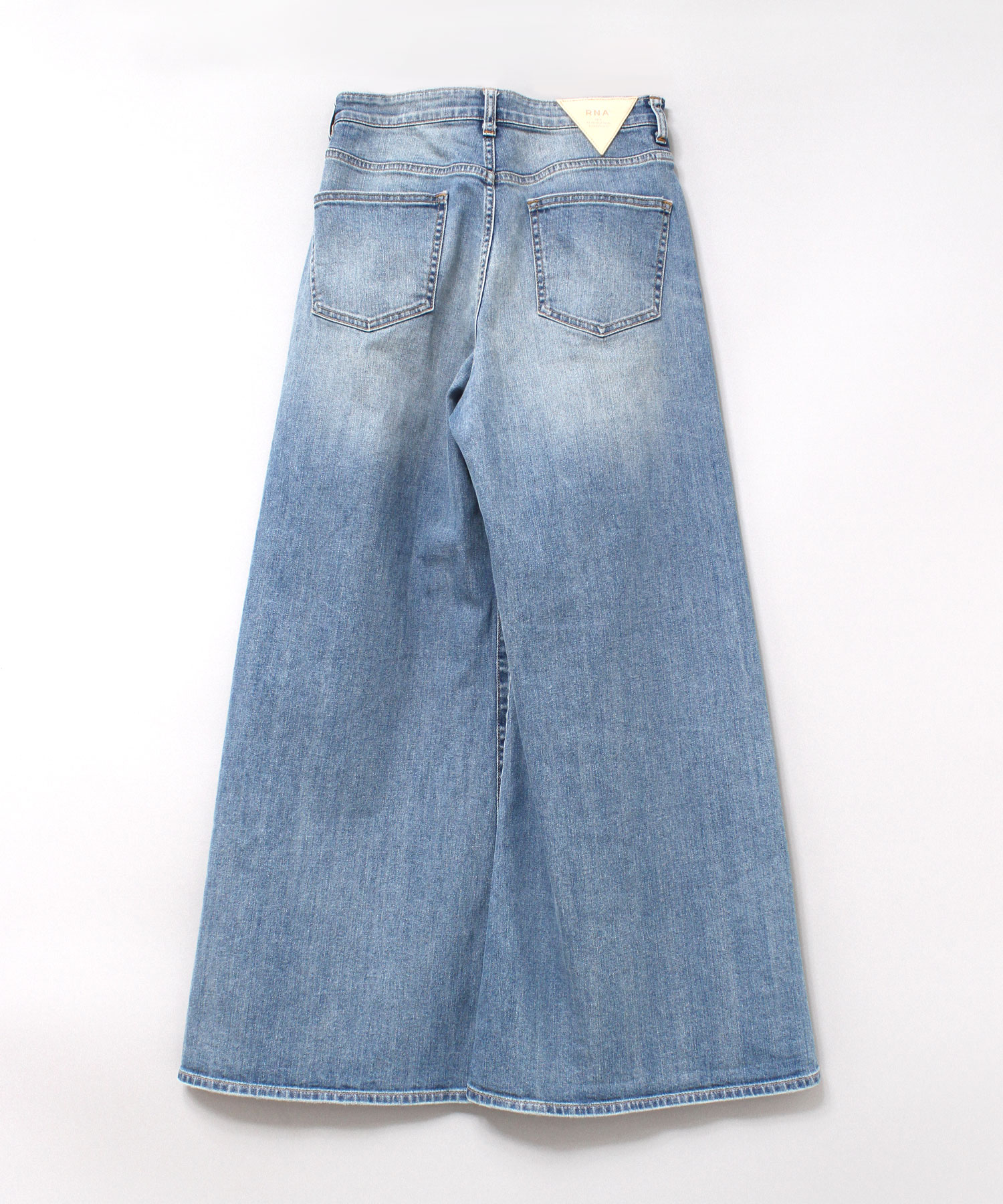 R4090 ストレッチデニムスーパーバギー(S ブラック): パンツ - RNA