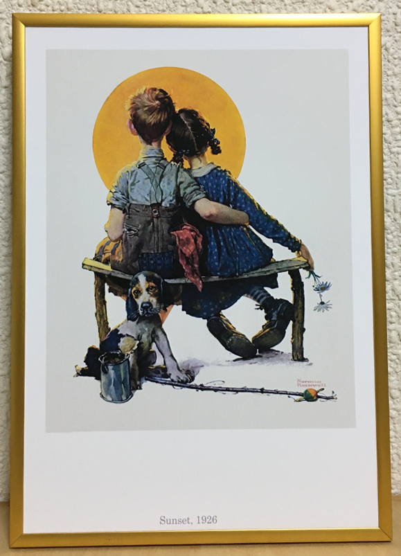 ノーマン・ロックウェル *サンセット [展示会ポスター] サイズ各種