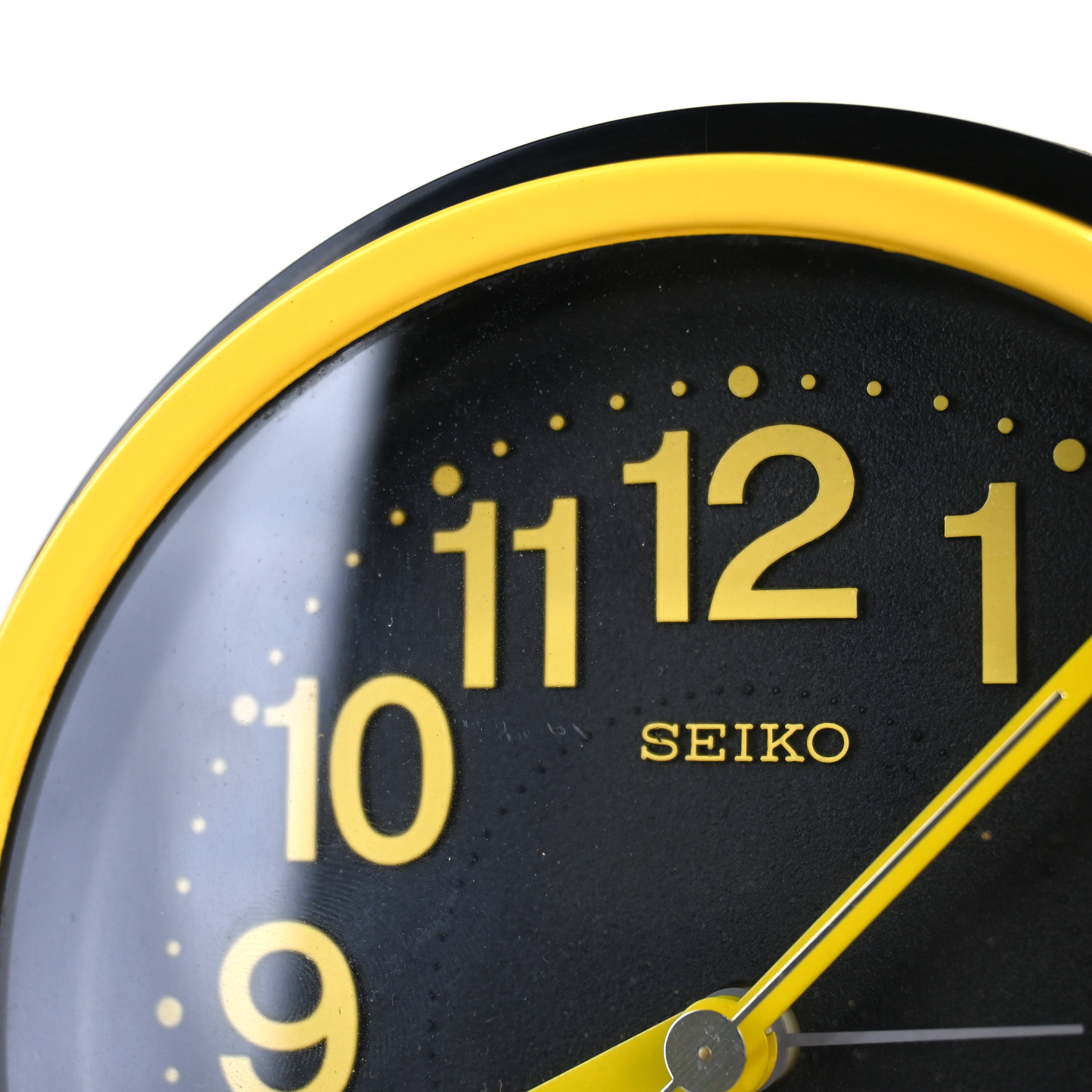 SEIKO Transistor table clock Japanese modern Spaceage ＊Alarm Junk