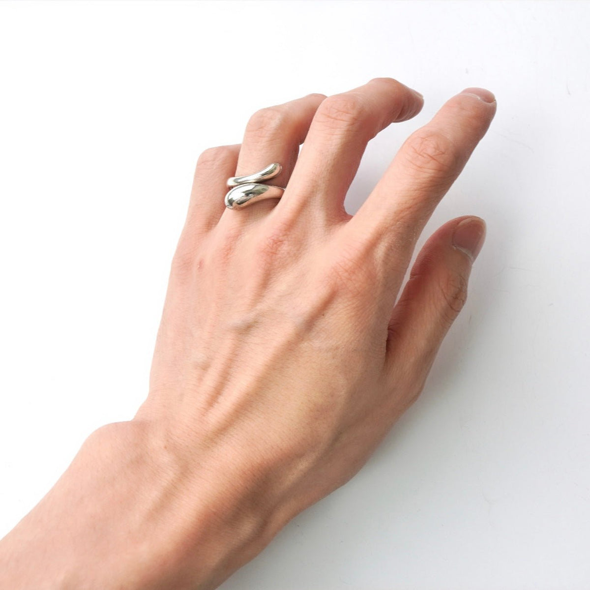 ティファニー ティアドロップ エルサペレッティ シルバー925 指輪