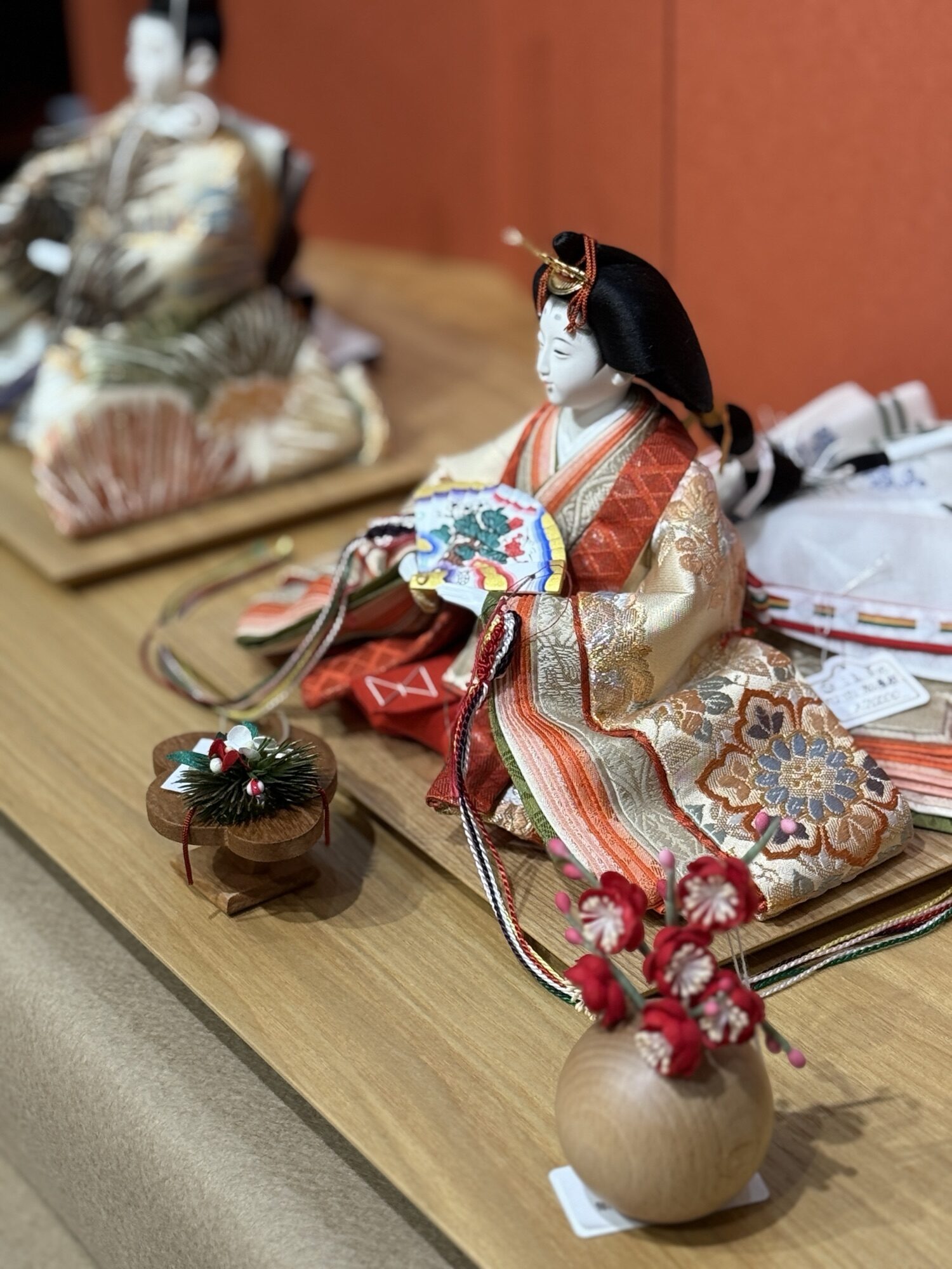 清水久遊作 松華紋親王飾り｜人形のかに江