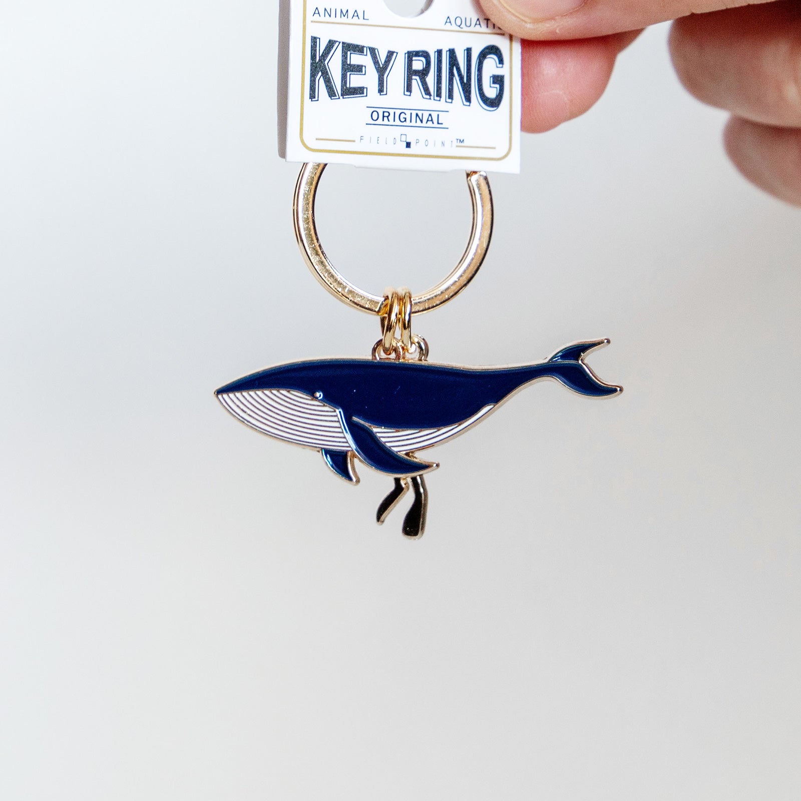 キーホルダー アクアチックキーリング クジラ – ニコノマニマニ雑貨店