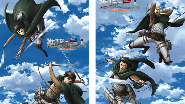 進撃の巨人』エレン・ミカサとエルヴィン・リヴァイモデルのコラボ眼鏡