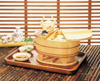 白木湯豆腐セット（固形燃料用） CW－403: 日光陶器店