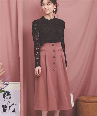 ハイウエストボタンスカート | フレアスカート | NOELA OFFICIAL WEB STORE