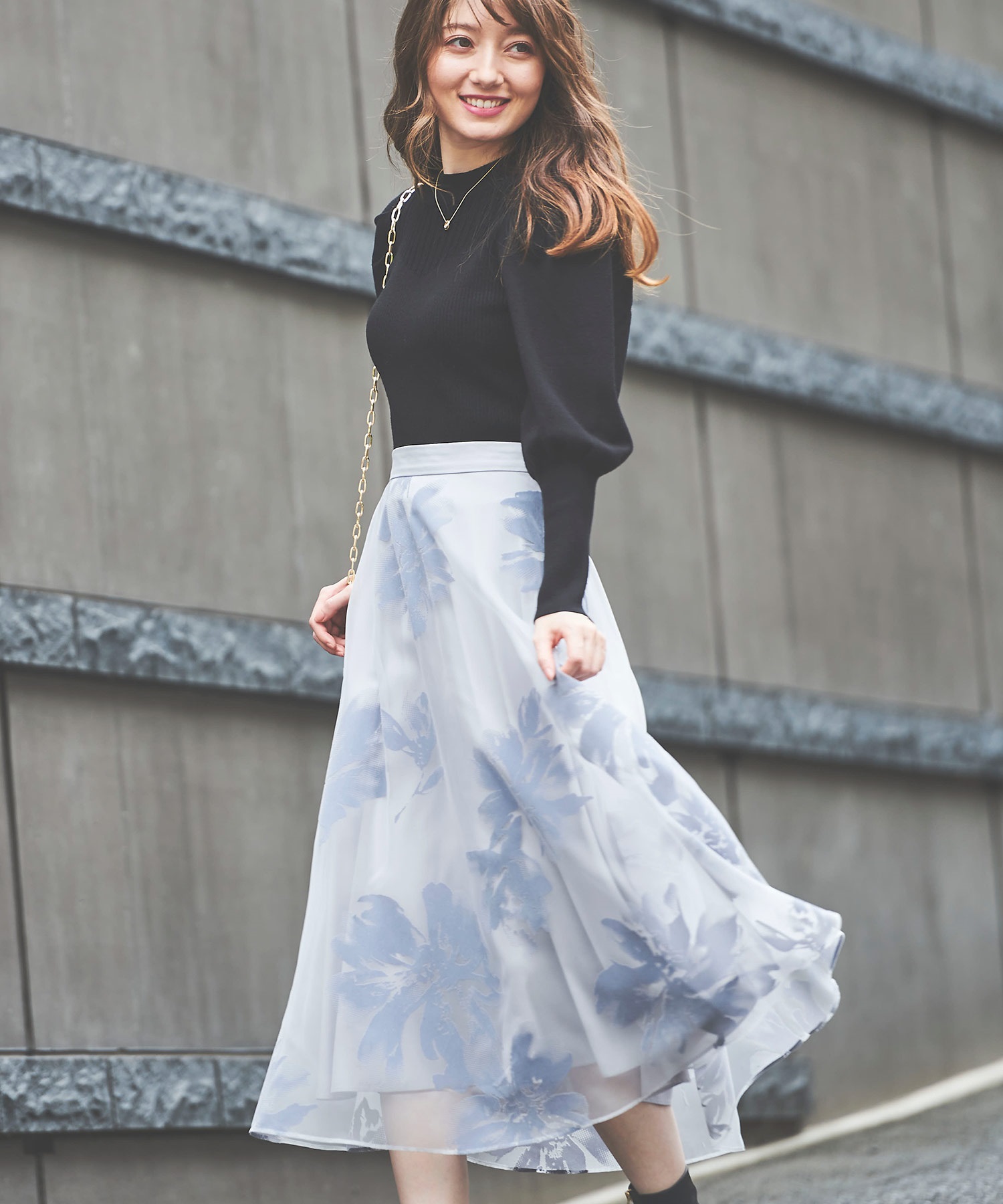 フロッキーシアースカート | フレアスカート | NOELA OFFICIAL WEB STORE