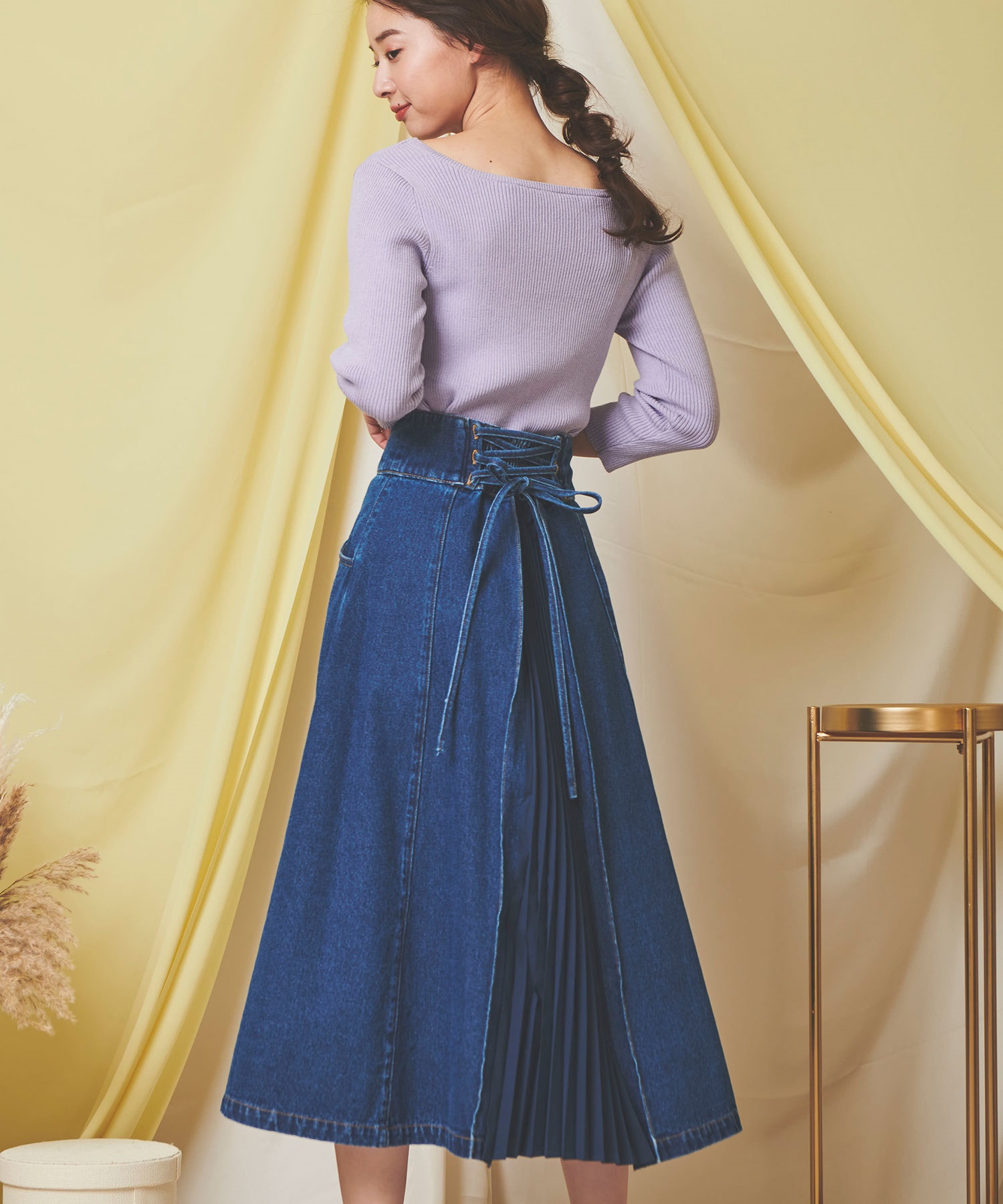 ジップデニムスカート | フレアスカート | NOELA OFFICIAL WEB STORE