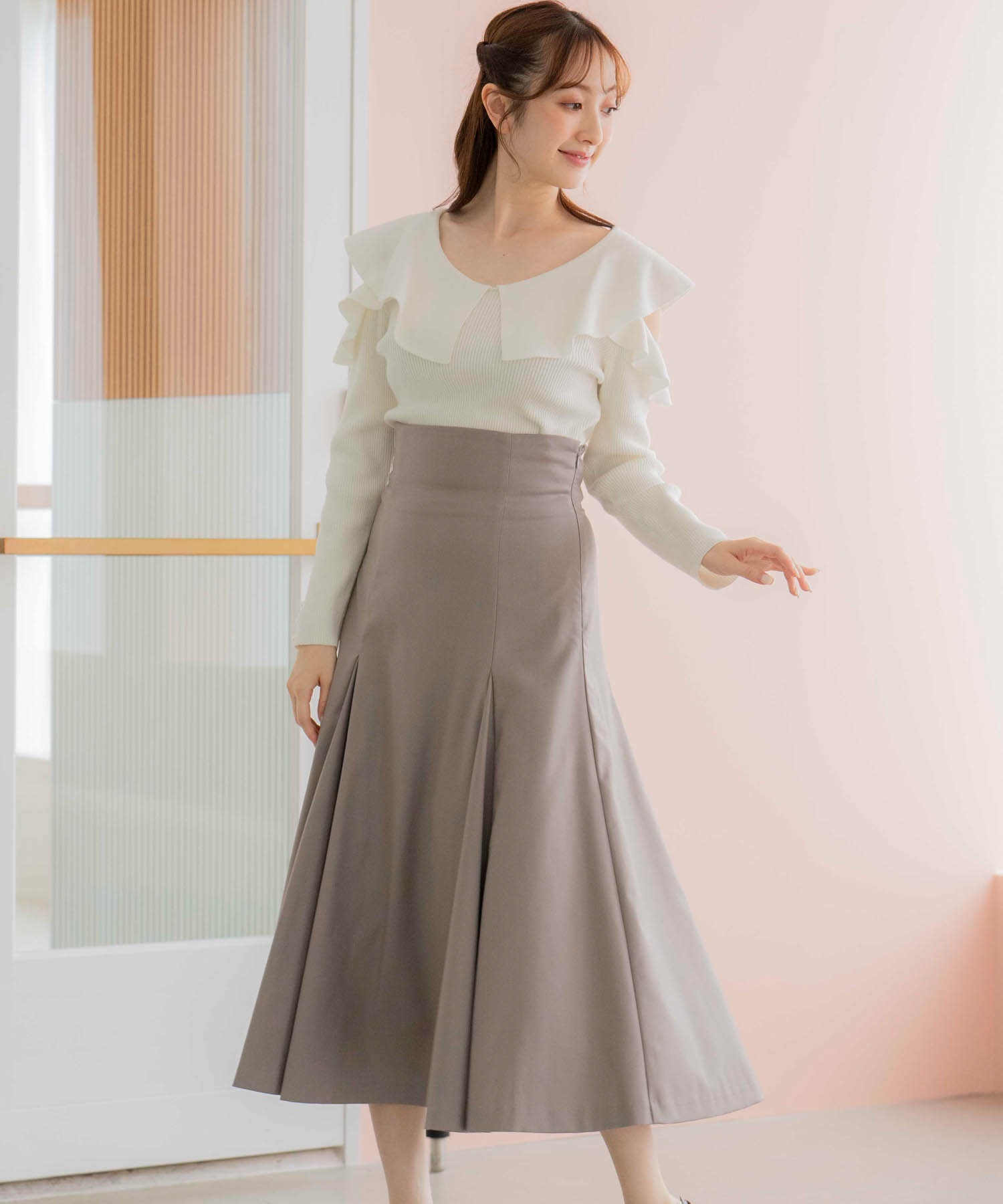 SSサイズあり】ハイウエストスカート | フレアスカート | NOELA