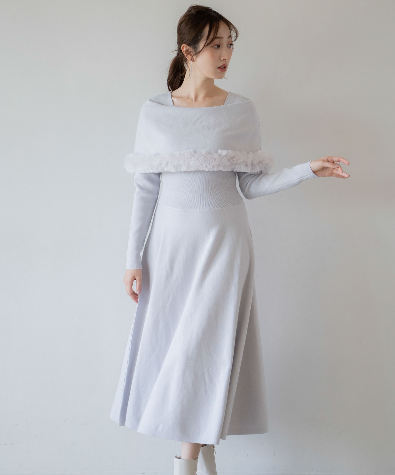 ファートリムニットワンピース | ニットワンピース | NOELA OFFICIAL
