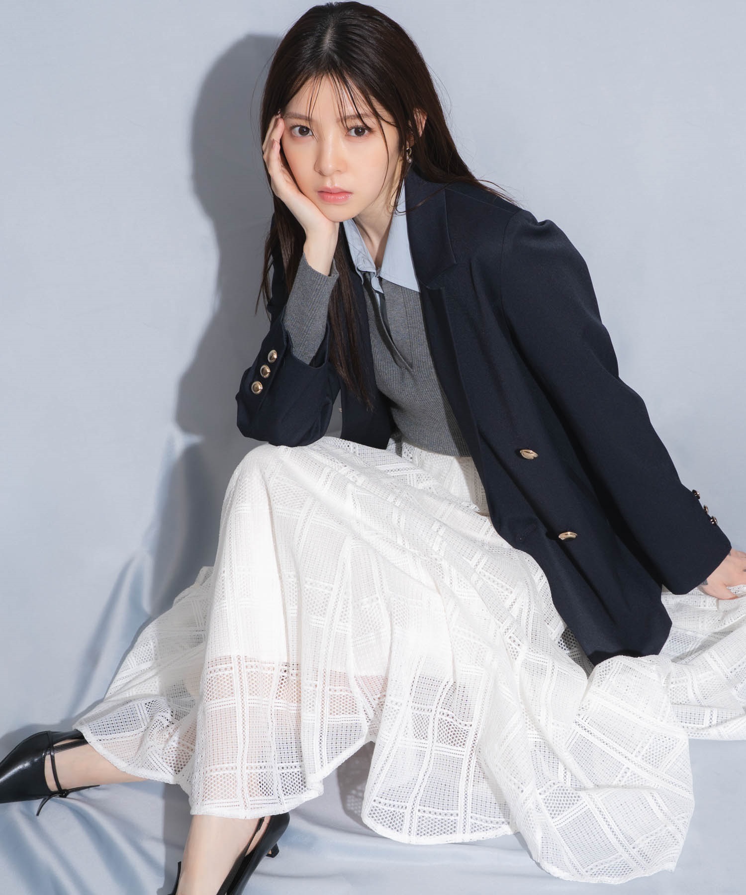 チェックレースイレヘムスカート | フレアスカート | NOELA OFFICIAL