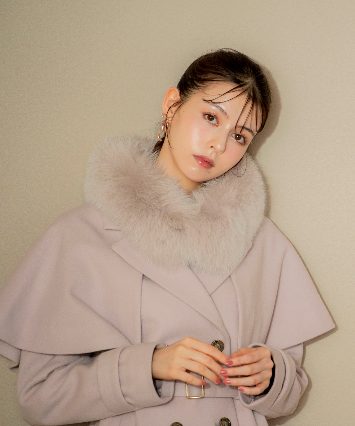 ケープ2WAYミディウールコート | コート | NOELA OFFICIAL WEB STORE