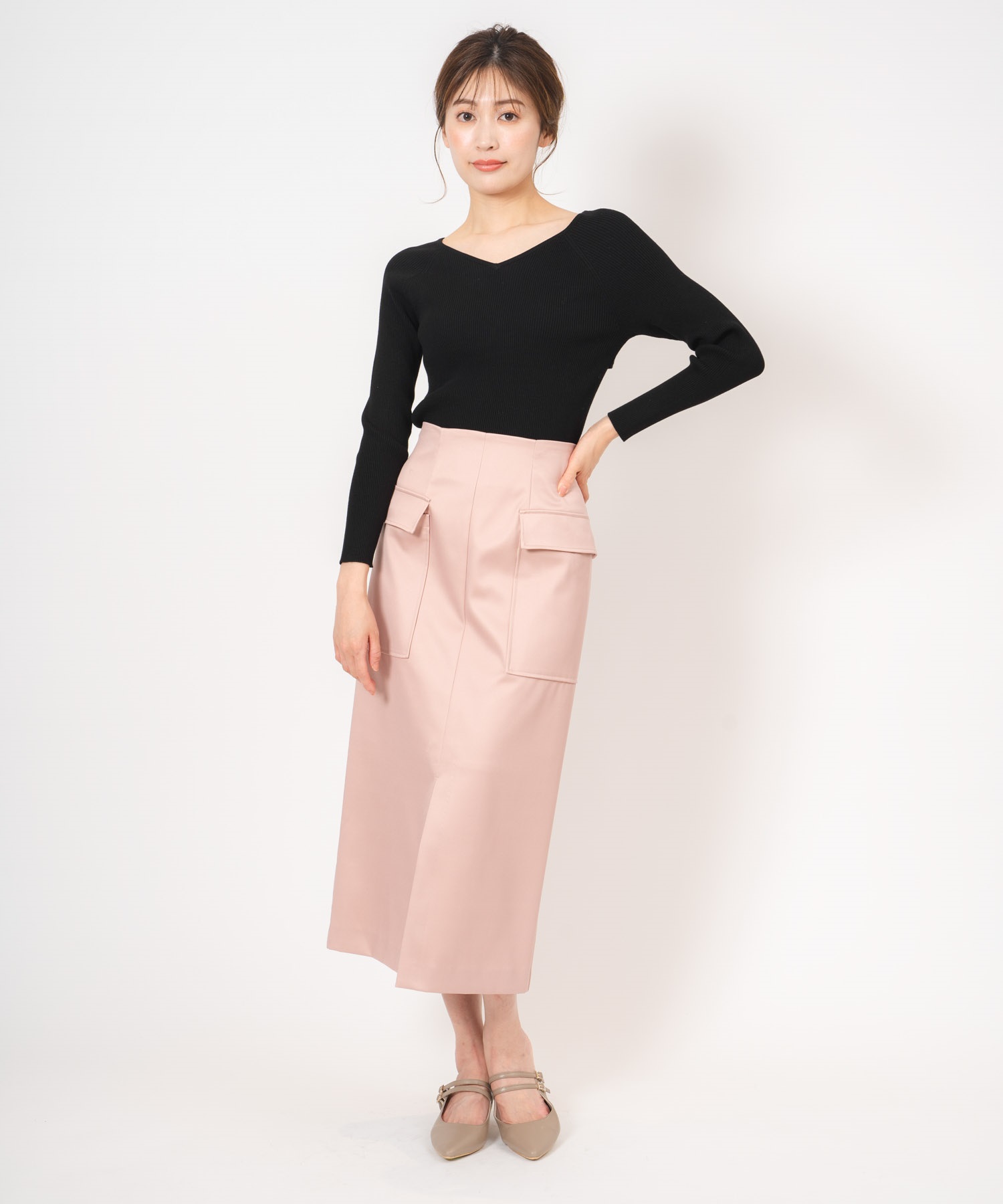 マットサテンカーゴスカート | タイトスカート | NOELA OFFICIAL WEB STORE