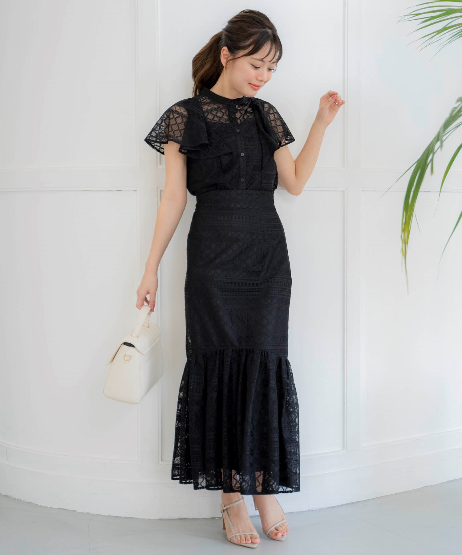 SSサイズあり】ラメレーススカート | タイトスカート | NOELA OFFICIAL