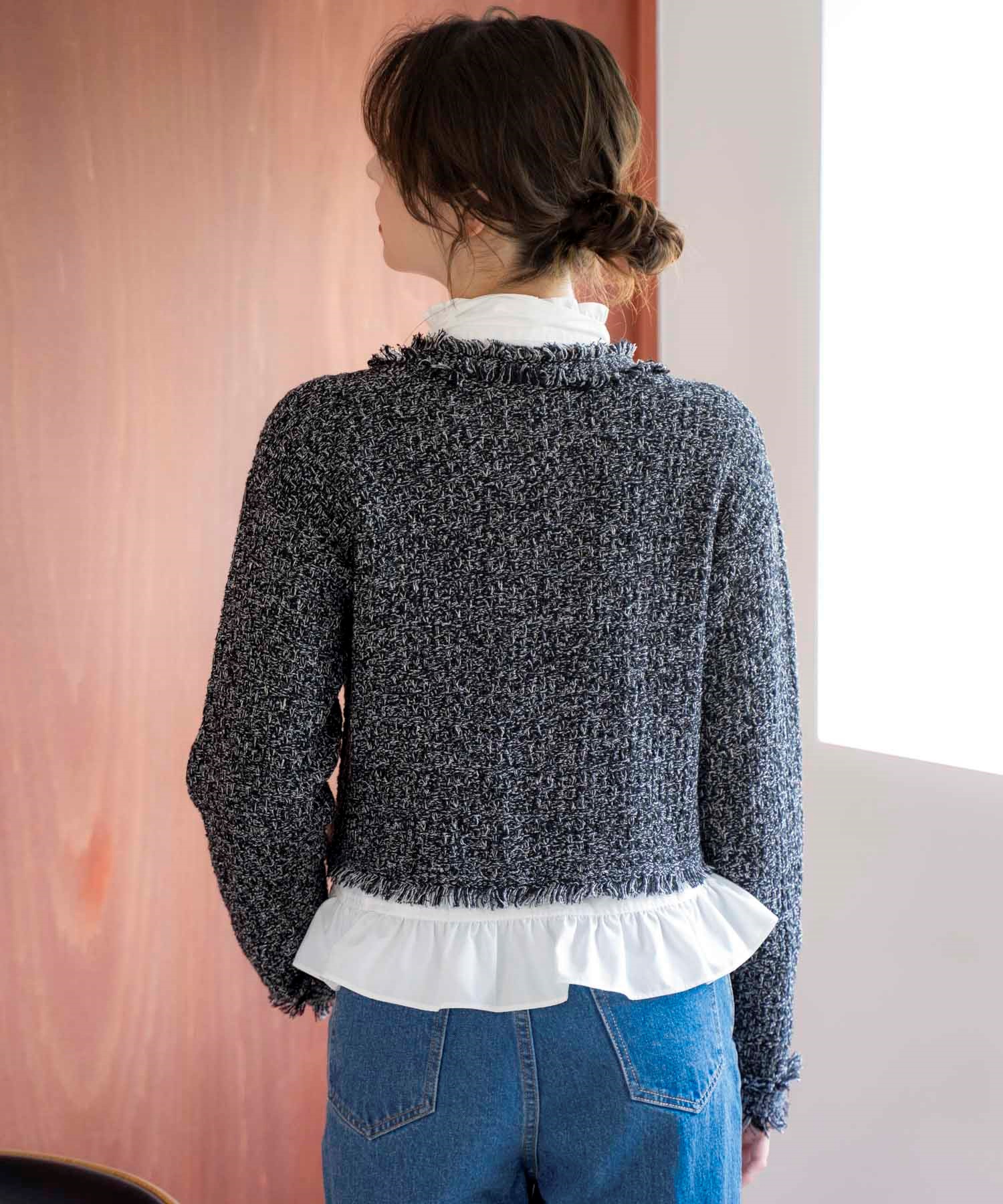 ツイードニットカーディガン | ニット | NOELA OFFICIAL WEB STORE