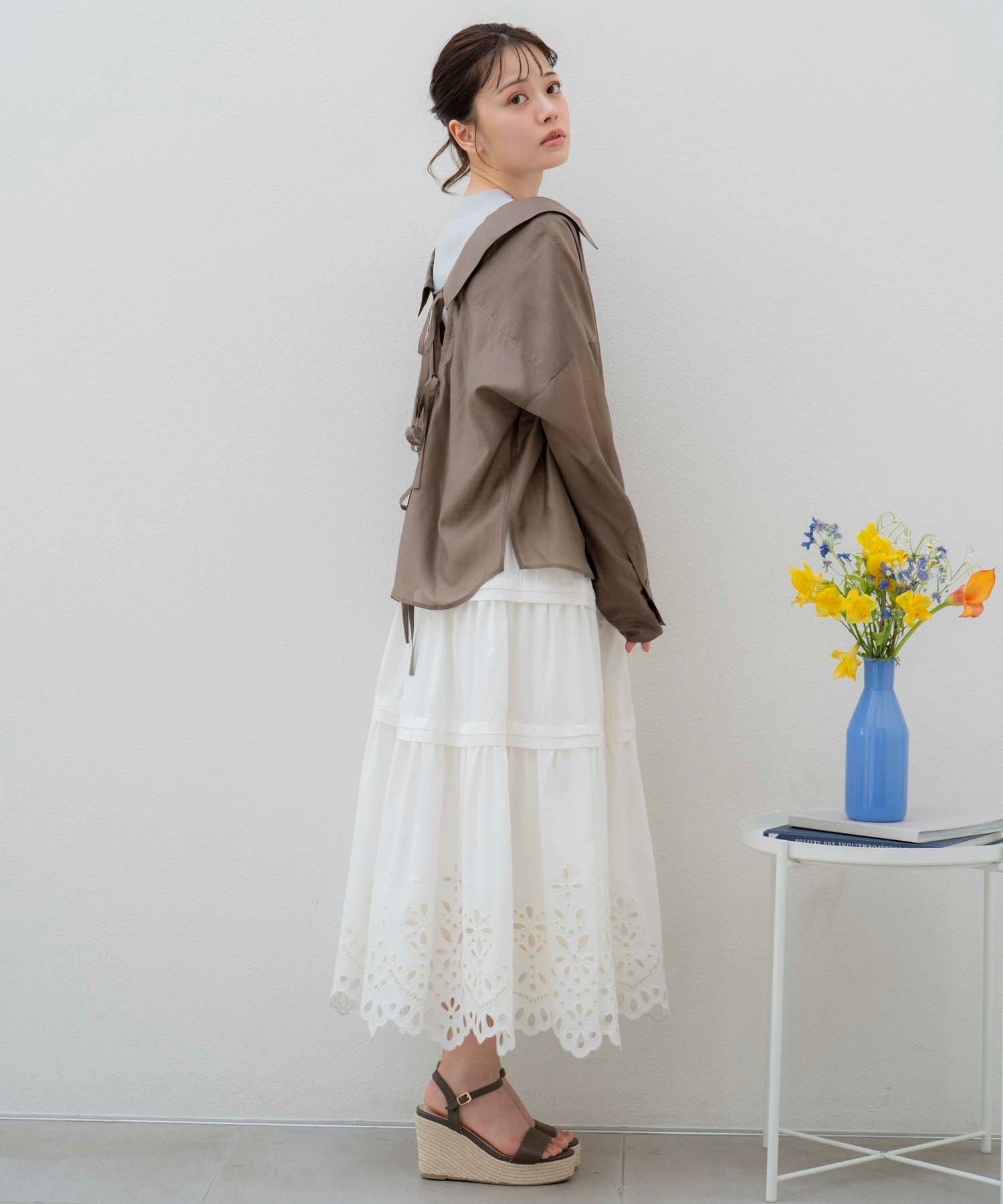 刺繍マキシスカート | フレアスカート | NOELA OFFICIAL WEB STORE