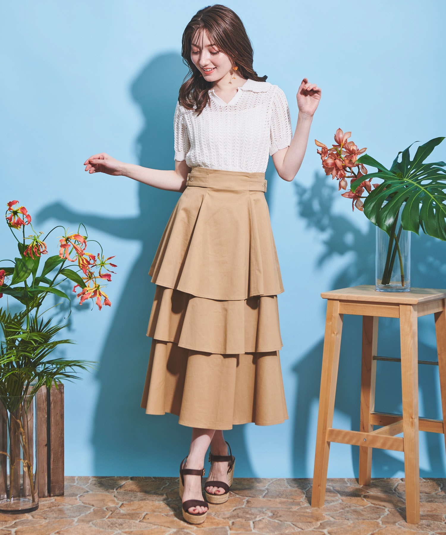 ティアードスカート | フレアスカート | NOELA OFFICIAL WEB STORE