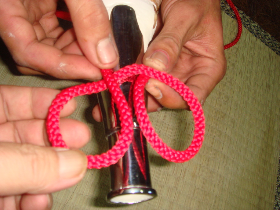 ほら貝紐の結び方