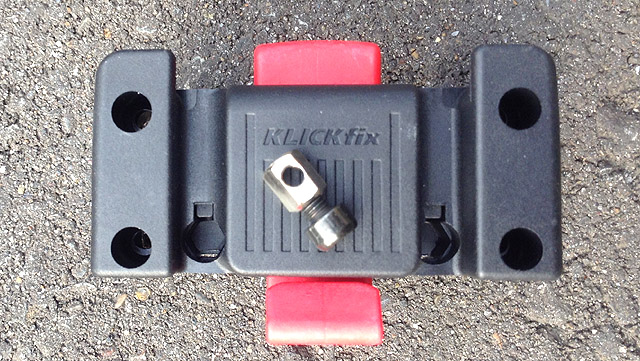 Brompton純正キャリアブロックにリクセンのアダプターを取り付け