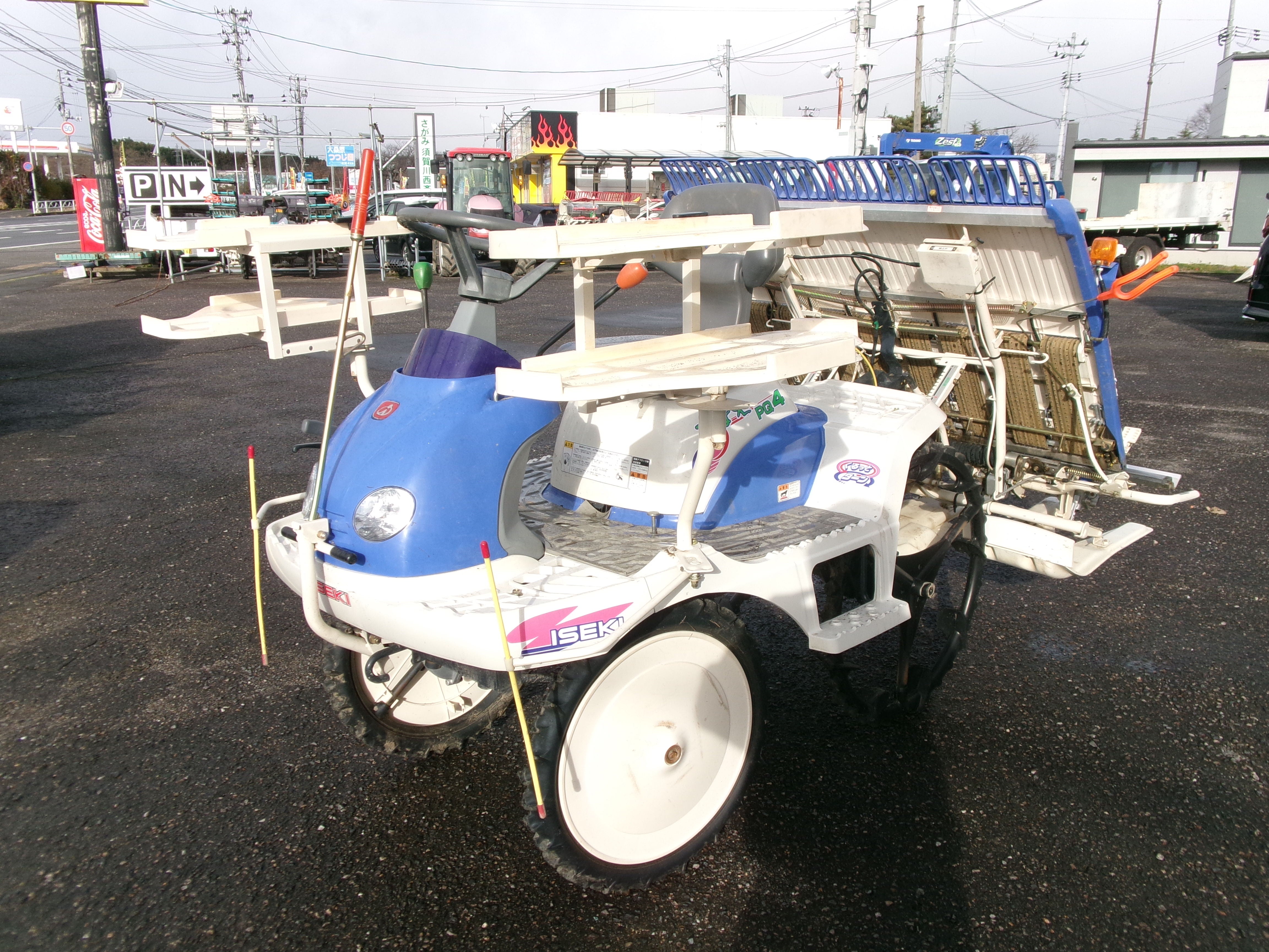 イセキ 中古 田植機 4条 PQ4-DU – 農キング