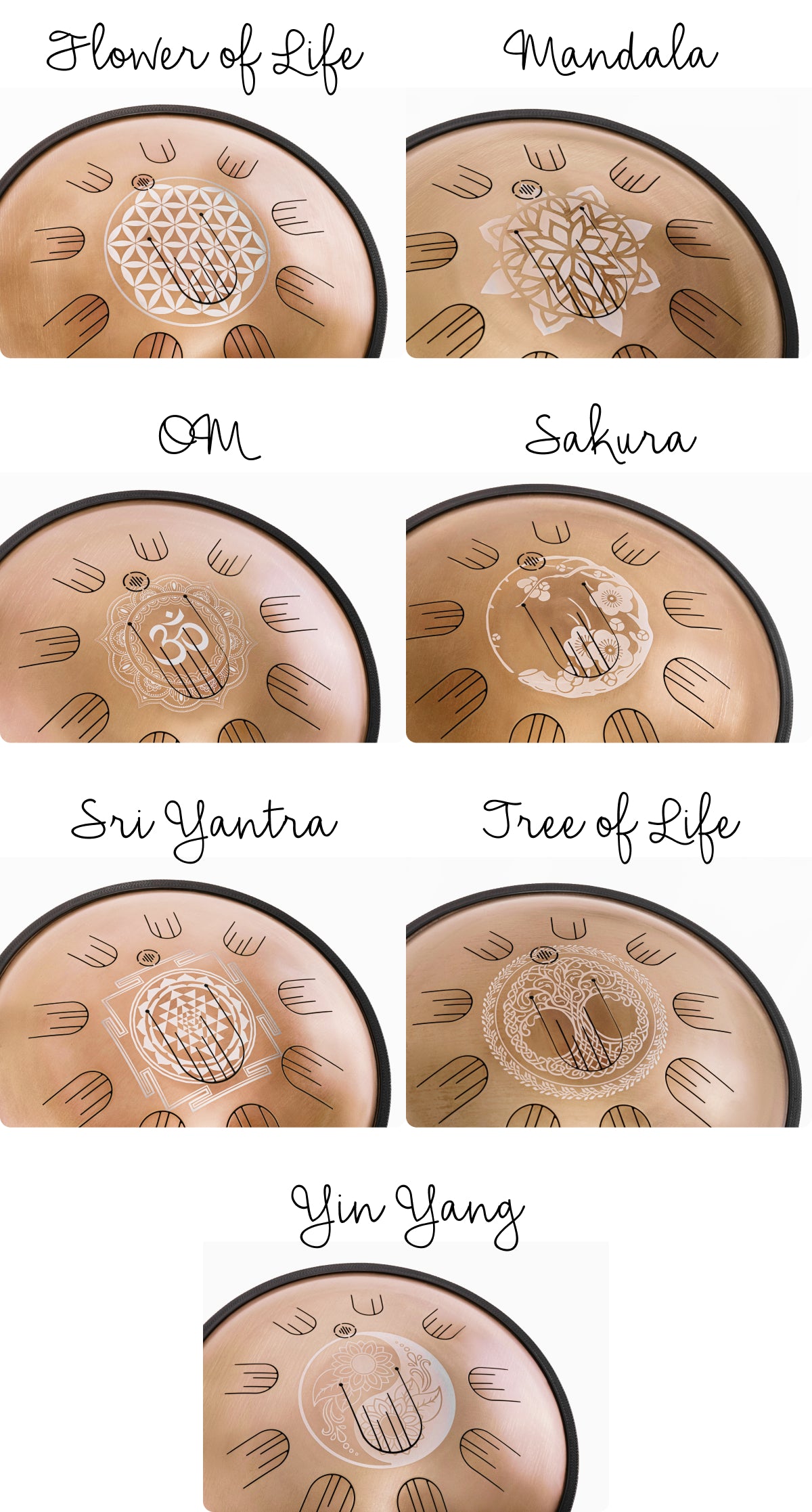 Nova 48 'Gold' Steel Tongue Drum – Handmade in Ukraine, Premium