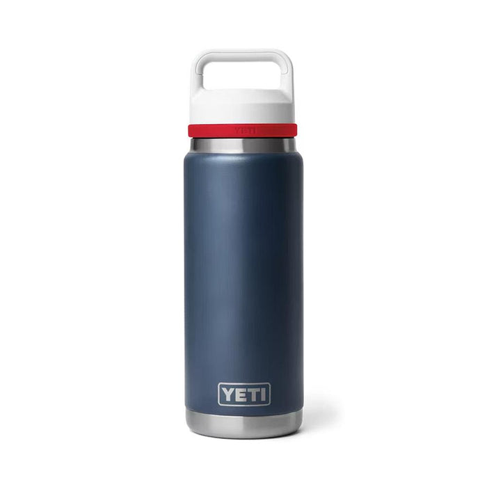 Yeti Coolers Navy, Red, and White Rambler 26 oz Bottle Chug