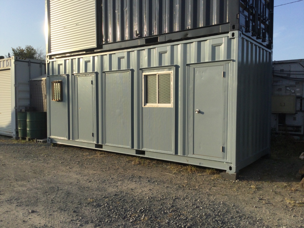 新品【ユニットハウス・プレハブ】【中古】限定商品 海上ｺﾝﾃﾅ 20Ft 鍵