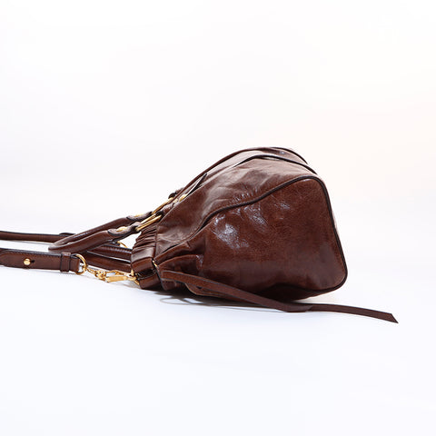 ミュウ ミュウ Miu Miu 2way ハンドバッグ ブラウン WS7038 – NUIR VINTAGE