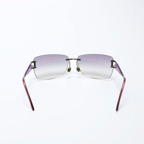 ブルガリ BVLGARI リムレス フレームレス グラデーション サングラス