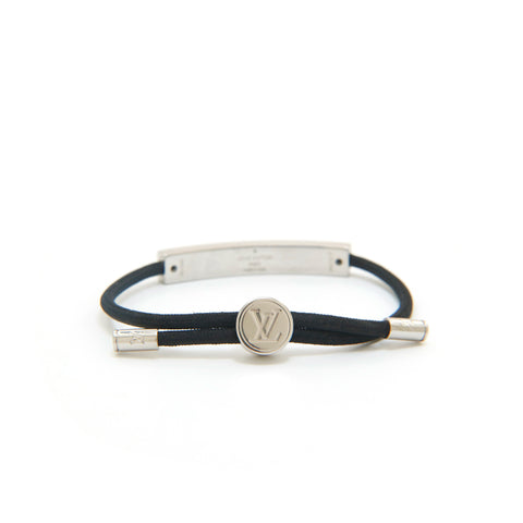 ルイ・ヴィトン LOUIS VUITTON ブラスレ LVスペース 紐 ブレスレット