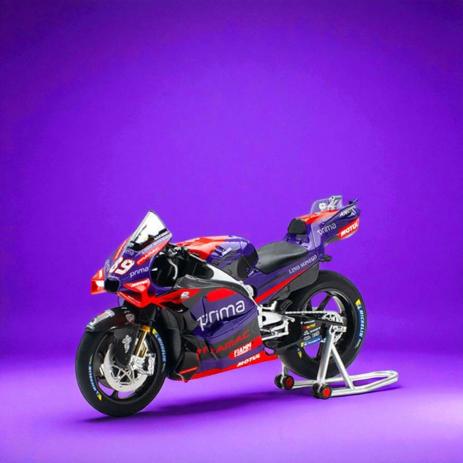 Modèle réduit Pramac Ducati GP24 - Jorge Martin 1:12