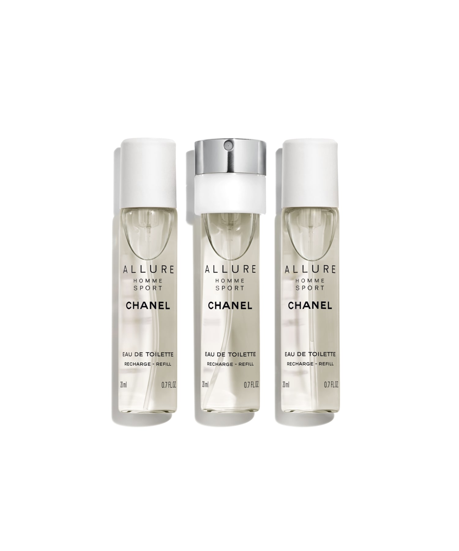 CHANELアリュール オム スポーツ コロン トラベルスプレー20ml×3