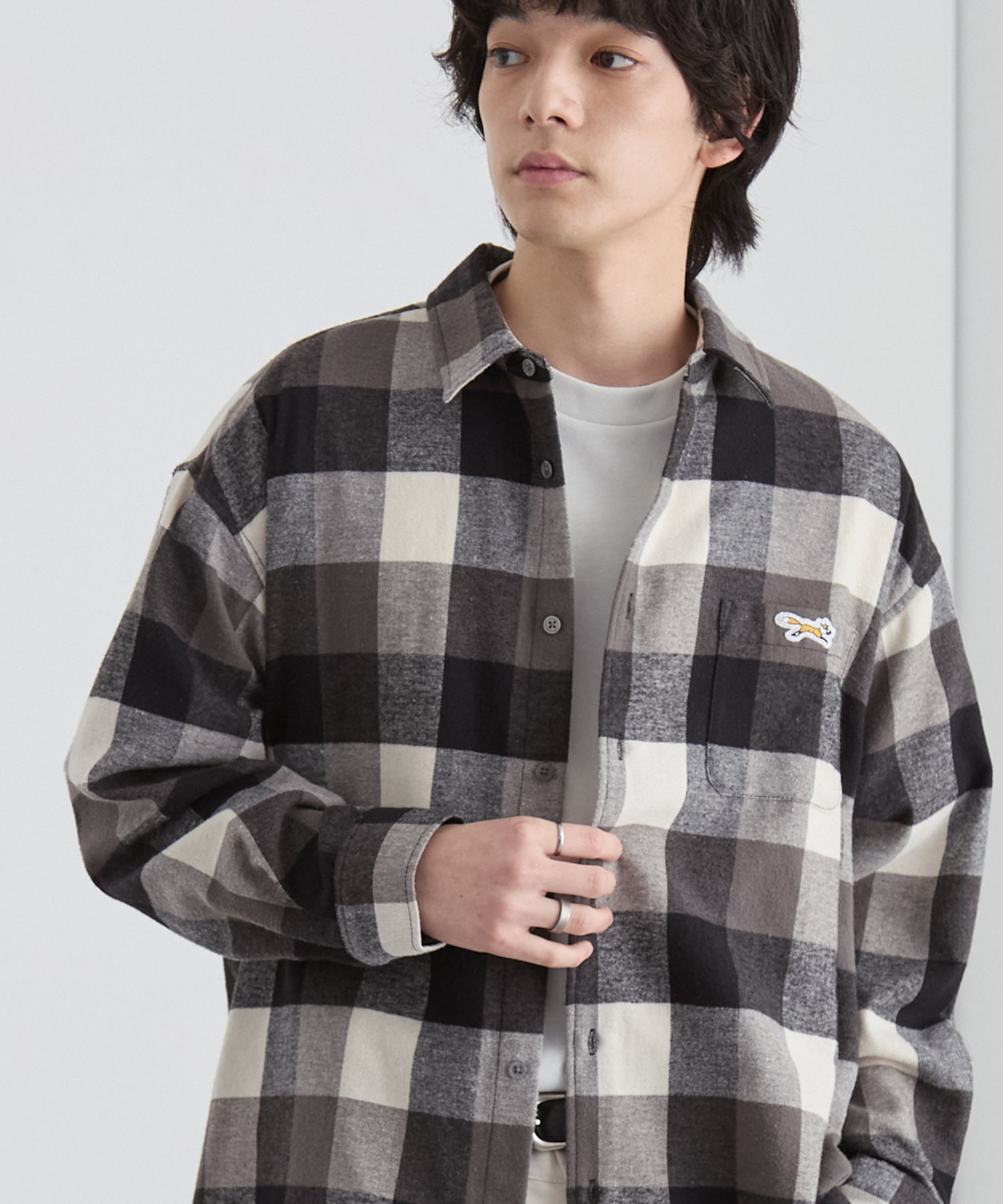 PENNEYS/ペニーズ 別注 THE FOX ロゴ ワンポイント刺繍 オンブレ