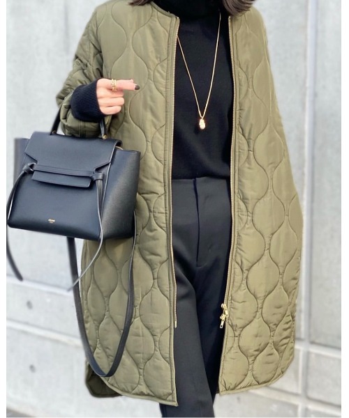 美シルエット3wayキルティングフードコート Emma Taylor│STYLEDOOR