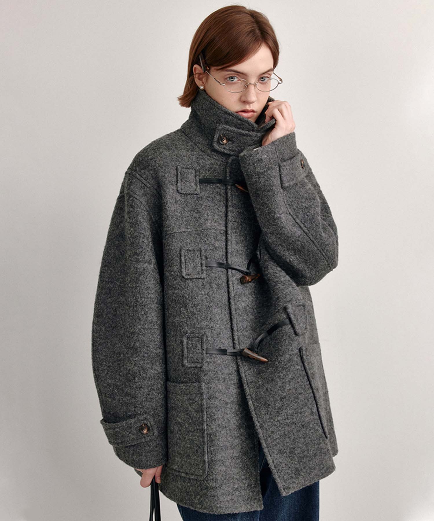 ウールミドル丈ダッフルコート FD24W448【Fano Studios】【2025AW