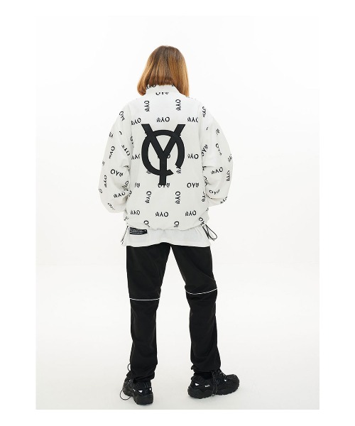 リフレクターロゴ総柄トラックジャケット/ブルゾン OY│A'GEM/9×.KOM