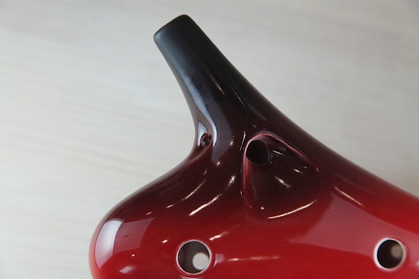 美品！OSAWA OCARINA 赤 オカリナ ストラップ ケース付き 美品！OSAWA