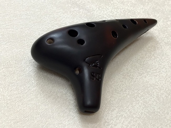 オカリナ パストラルアルトC管〜ブラック2本茶色2本 フォーカリンク