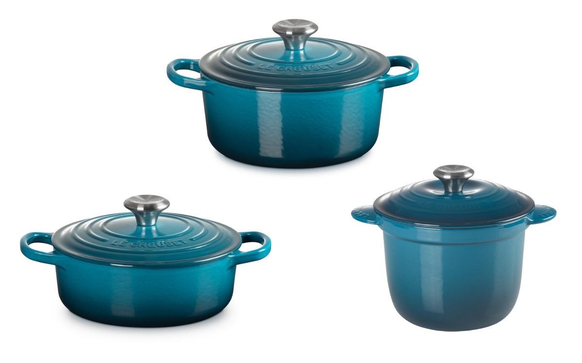 ル・クルーゼ】にモダンなディープブルーの鋳物ホーロー鍋が仲間入り