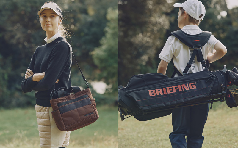 冬の贈り物にぴったり！BRIEFING GOLF初のキッズキャディバッグ
