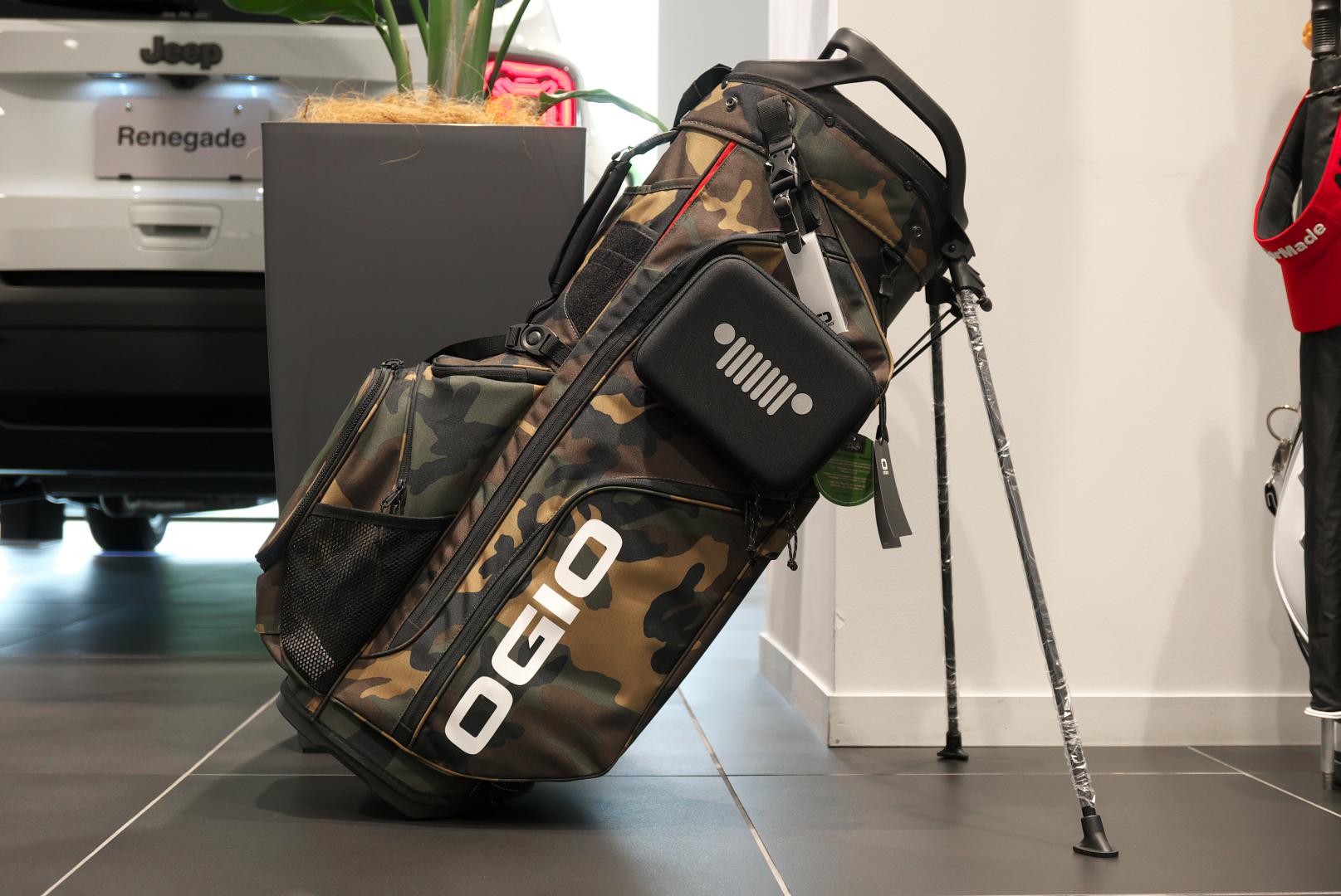 レア物オジオJeep×OGIO ゴルフキャディーバッグCAMO 14分割