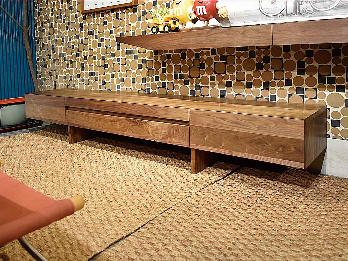 大川家具 ウォールナット無垢TVボード | 大川人気のおすすめ家具屋